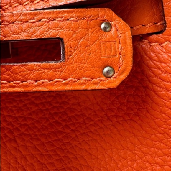 Hermes Orange Birkin 35 Bag - Picture 6 of 15